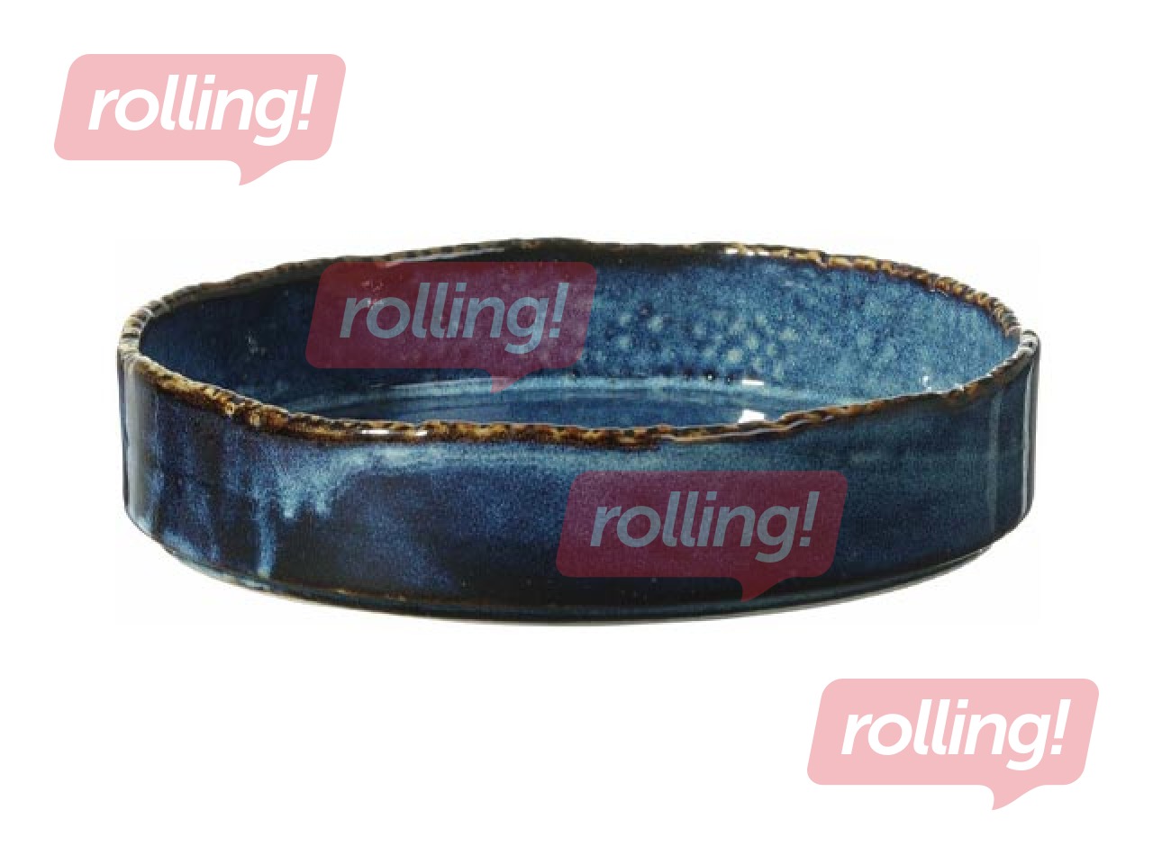 Kõrge äärega taldrik Eminence, sinine, 20cm