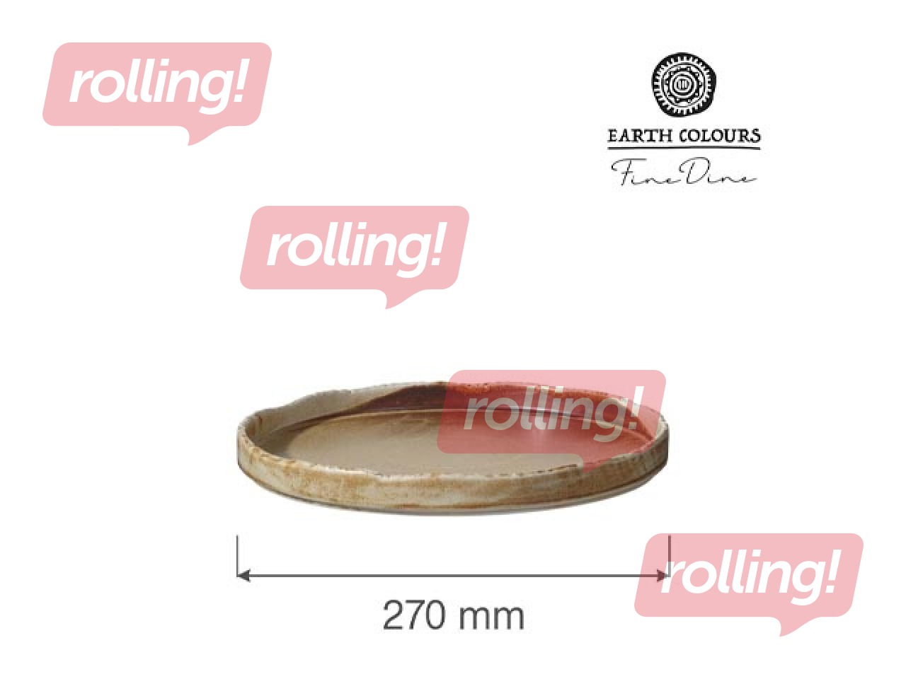 Taldrik Constancy, beež, 27cm