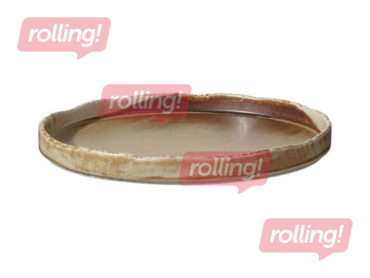 Тарелка Constancy, бежевая, 27см