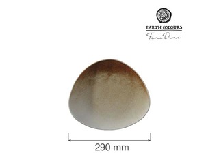 Тарелка для закусок Constancy, бежевая, 29см