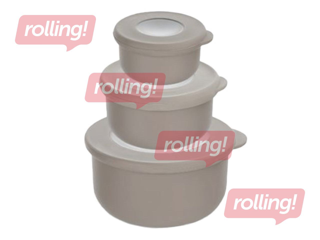 Kaantega kausikomplekt QLife, 3 tk., 100+250+500ml