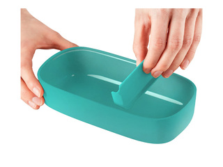 Pusdienu kārba Lékué, To Go, tirkīza, 500ml