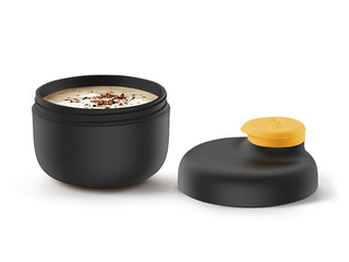 Kastmete ja lisandite anum Lékué, To Go, must, 50ml