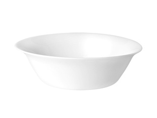 Bowl Classic Round, opal glass, white, 550ml, 19cm