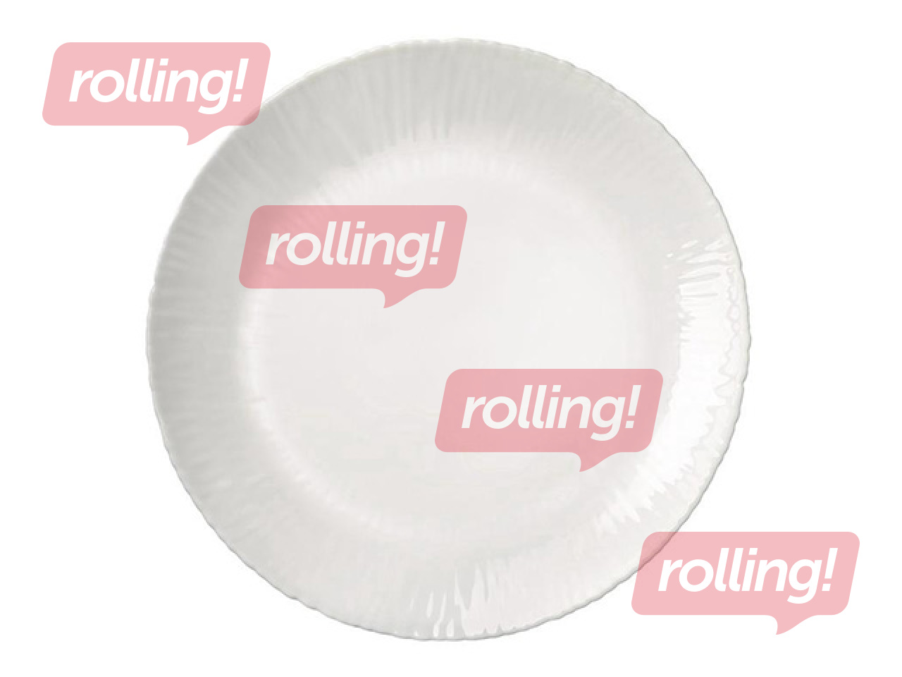 Taldrik Bormioli Rocco, Coconut, praetaldrik, valge, 27cm