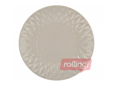 Šķīvis Nava Soho Classic, deserta, keramikas, gaiši brūns, Ø20cm