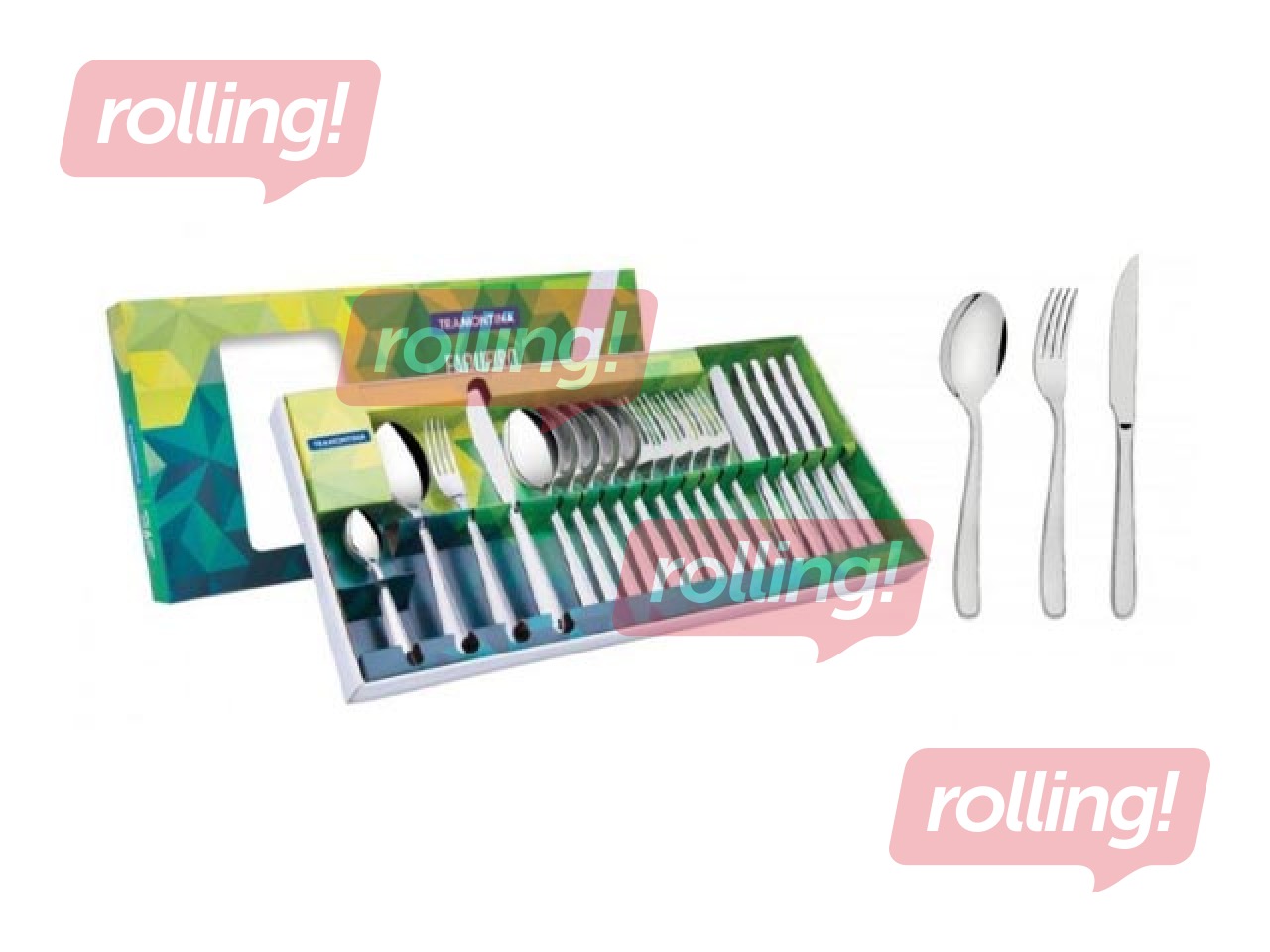 Lauahõbeda komplekt Maresias, Tramontina, 24 tk./6 isikut