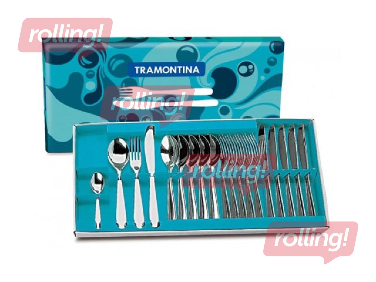 Lauahõbeda komplekt Cosmos, Tramontina, 24 tk./6 isikut