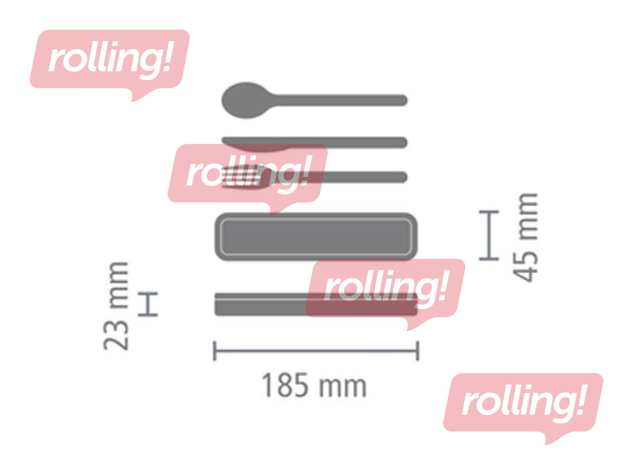 Söögiriistade komplekt Make&Take, 1 inimesele, 3 osa