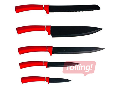 Noakomplekt Kitchisimo Rosso, 5 tk.