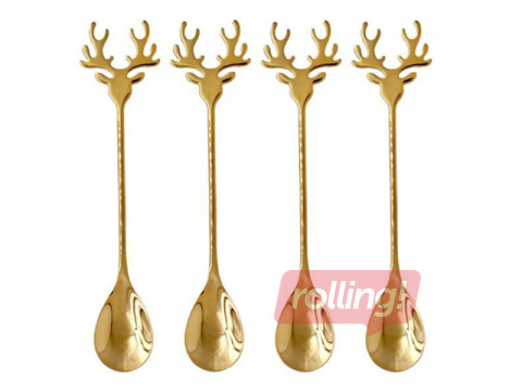 Teaspoon set Toro, Deer, 4 pcs
