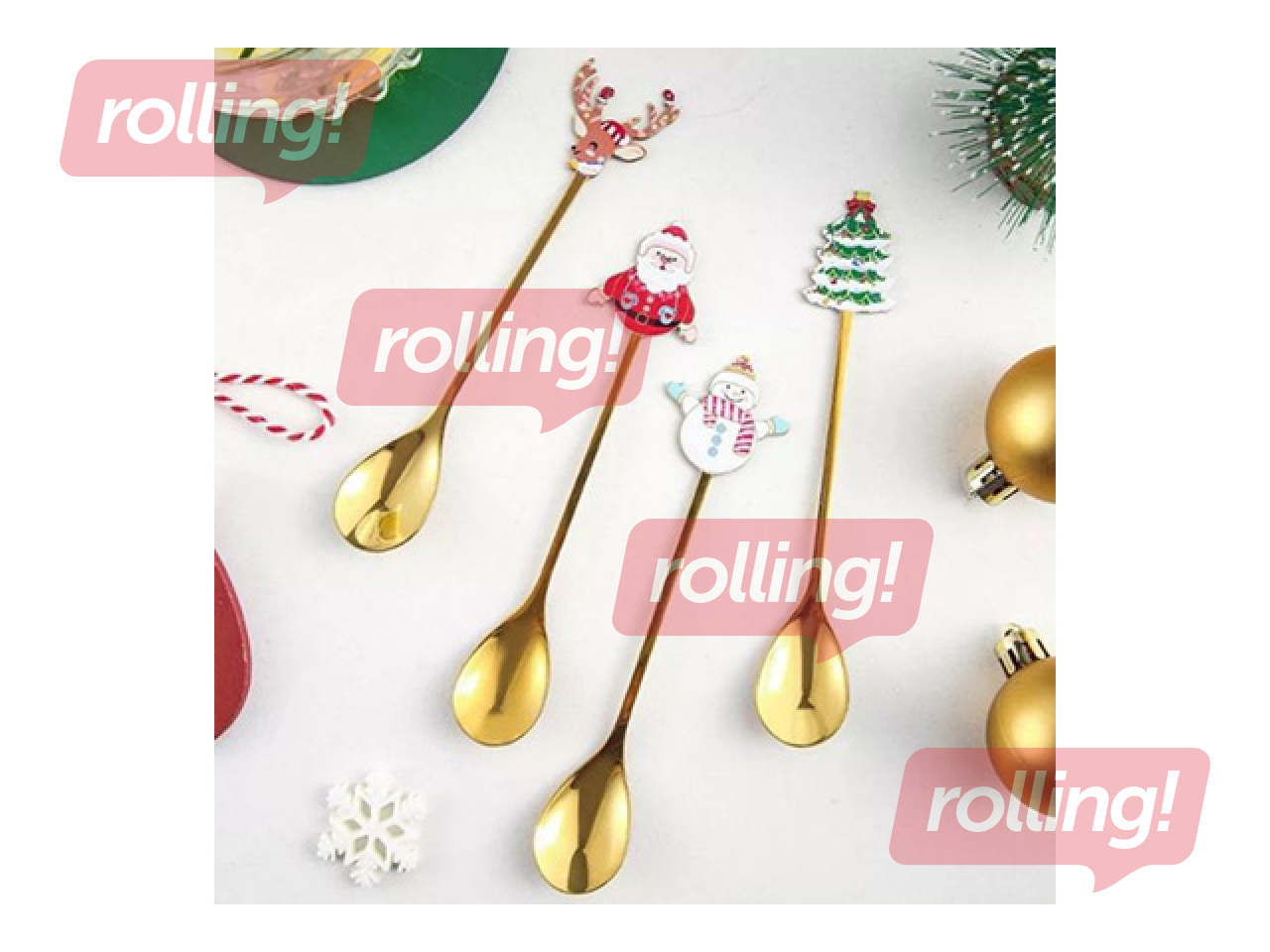Teaspoon set Toro, Christmas, 4 pcs