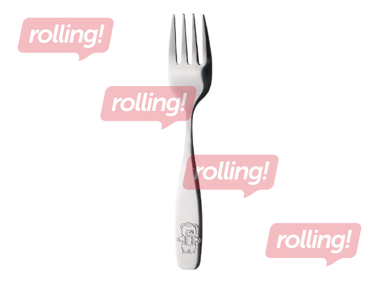 Вилка Animals, детская, 14.1см