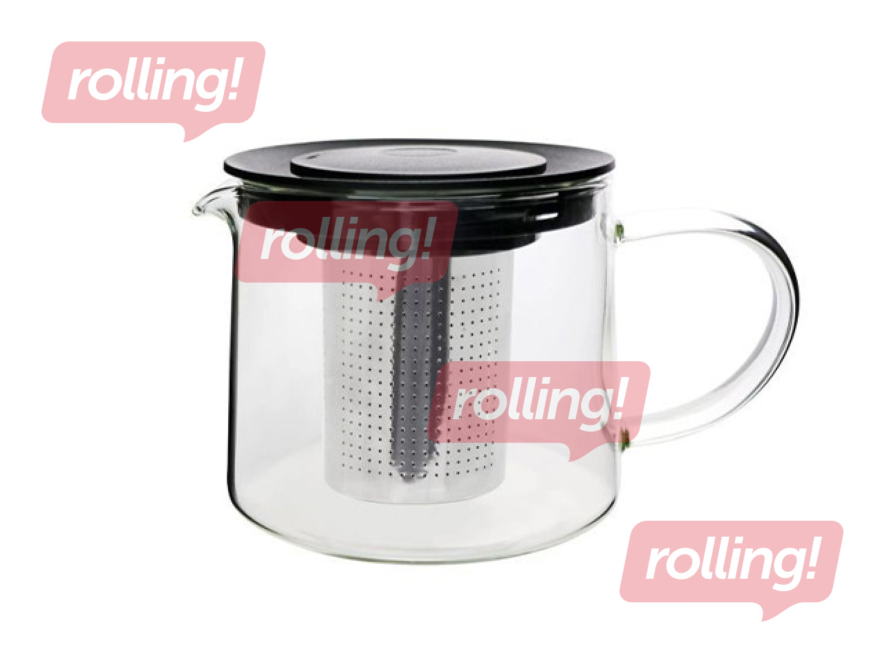 Teekann Kitchisimo, klaas, 600ml