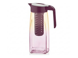 Carafe Luna, with infuser, glass, various colors, 1.5l