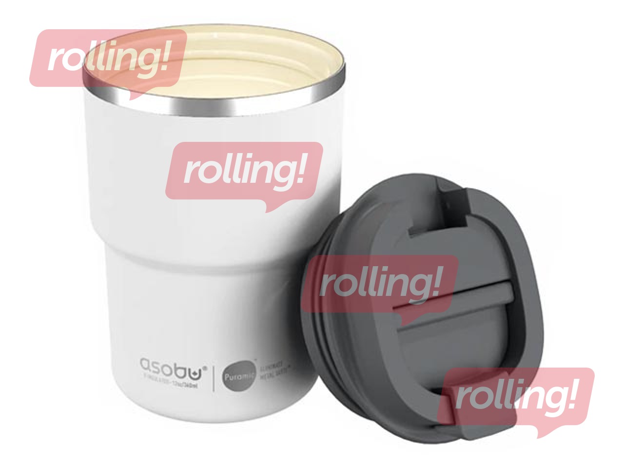 Termoskruus Asobu Coffee Express, 360 ml, valge