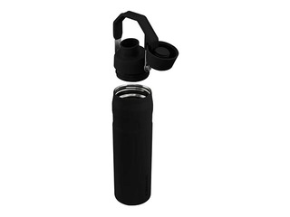 Termopudele Stanley, The Aerolight IceFlow Water Bottle Fast Flow, melna, 0.6l