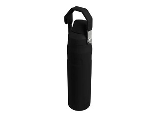 Thermo bottle Stanley, The Aerolight IceFlow Water Bottle Fast Flow, black, 0.6l
