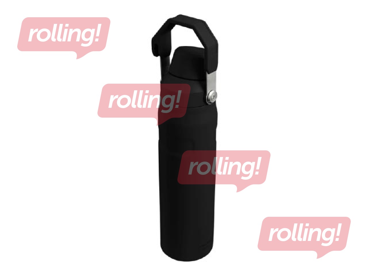 Thermo bottle Stanley, The Aerolight IceFlow Water Bottle Fast Flow, black, 0.6l