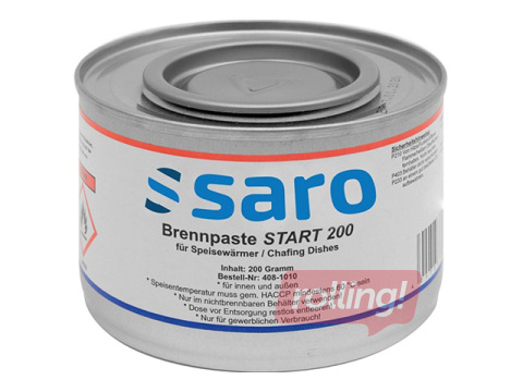 Fuel paste for chafing dishes Contacto, 3h, 0.2kg