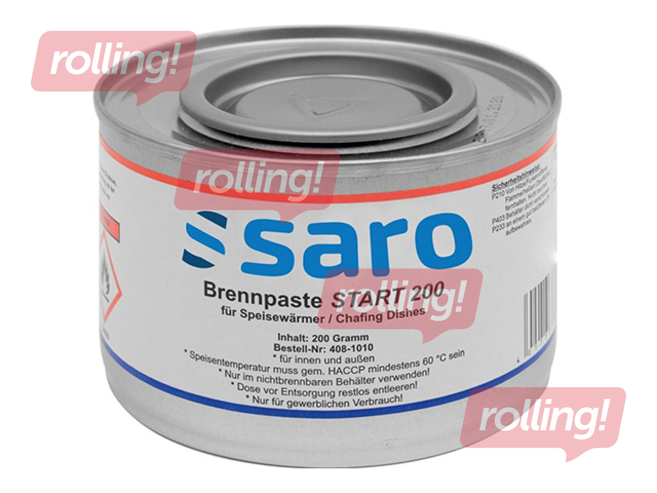 Fuel paste for chafing dishes Contacto, 3h, 0.2kg
