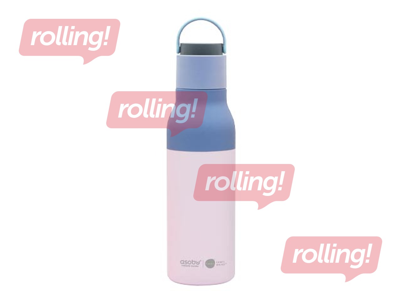 Termopudel Asobu Metro SBV34, pastelne roosa, 650ml