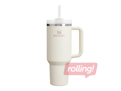Termokruus Stanley, Quencher H2.0 Flowstate, kõrrega, kreemjas, 1.18l