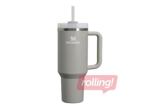 Termokruus Stanley, Quencher H2.0 Flowstate, kõrrega, helehall, 1.18l