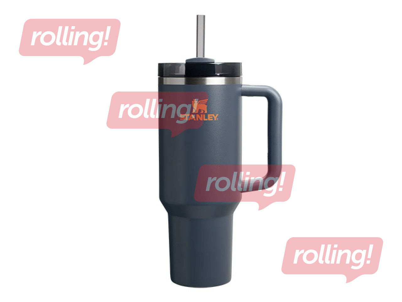 Termokruus Stanley, Quencher H2.0 Flowstate, kõrrega, hall, 1.18l