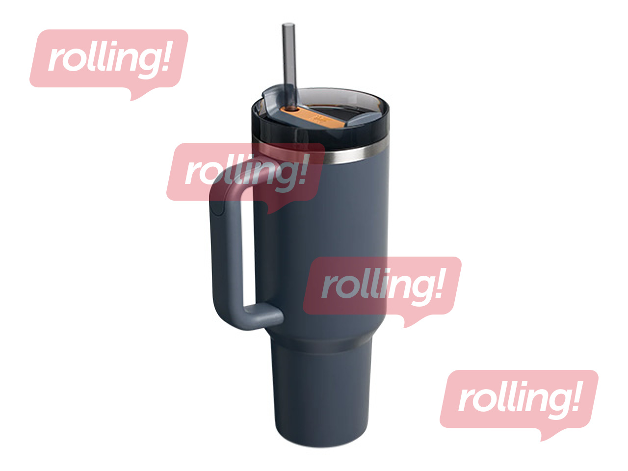 Termokruus Stanley, Quencher H2.0 Flowstate, kõrrega, hall, 1.18l