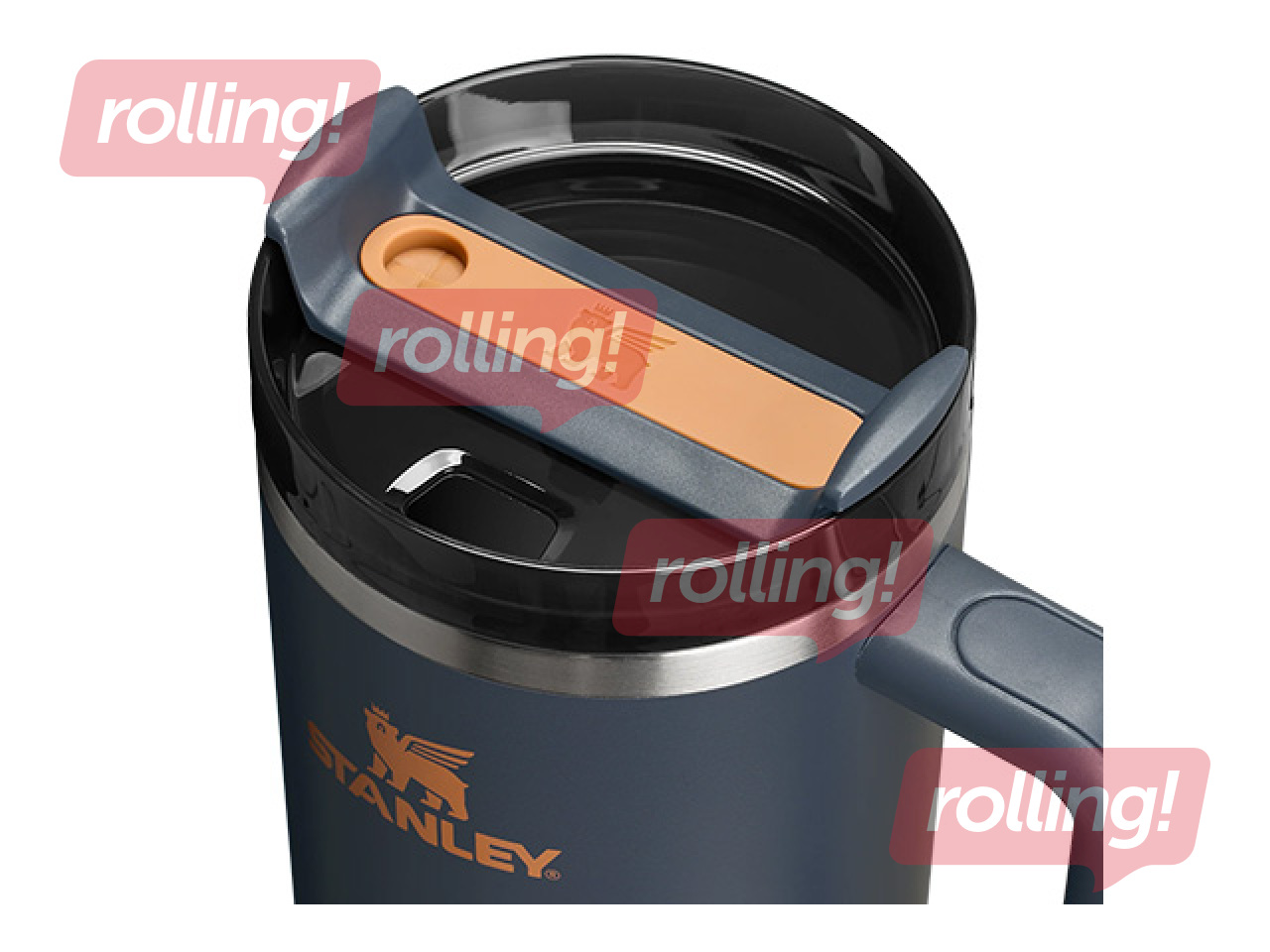 Termokruus Stanley, Quencher H2.0 Flowstate, kõrrega, hall, 1.18l