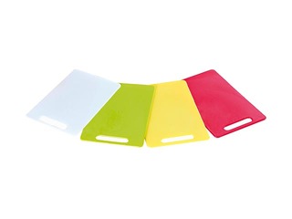 Cutting board 29x19.5x0.6 cm,  plastic, white