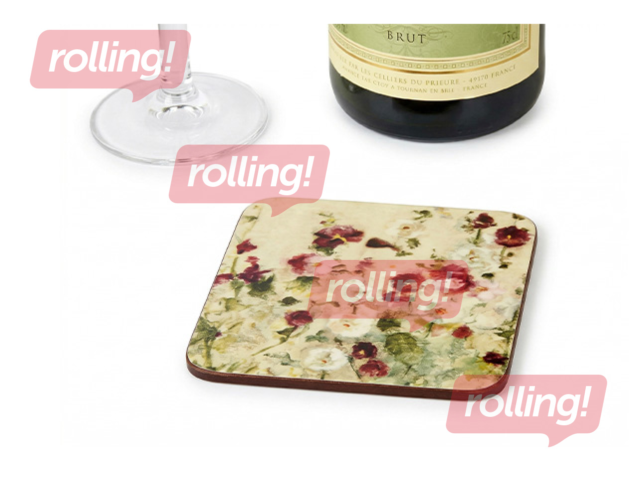 Joogialused Wild Field Poppies, 10.5x10.5cm, 4tk