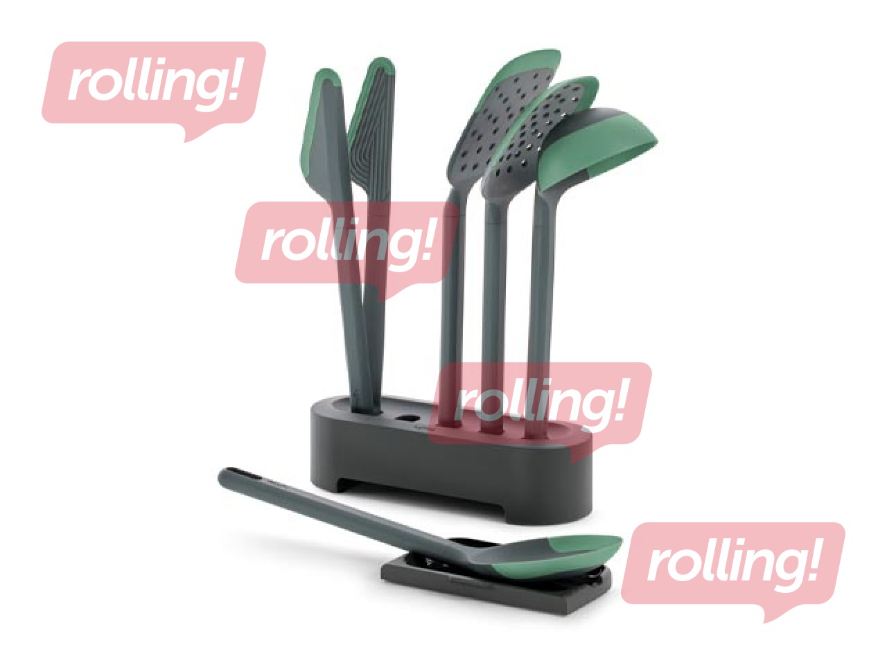 Köögitarvikute komplekt Lekue, Non-Scratch, koos hoidikuga