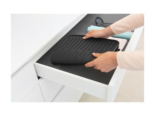 Silikoonist nõude kuivatusalus SinkSide, tumehall, 33×44cm