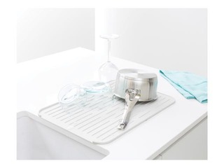 Silikoonist nõude kuivatusalus SinkSide, helehall, 33×44cm