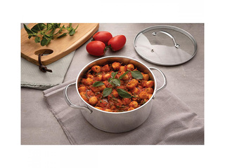 Casserole Tramontina, with lid, stainless steel, Ø20cm, 3.6l