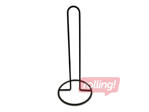 Kitchen towel holder Toro, black, Ø12x30cm