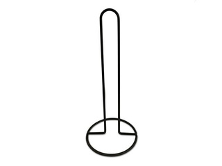 Kitchen towel holder Toro, black, Ø12x30cm