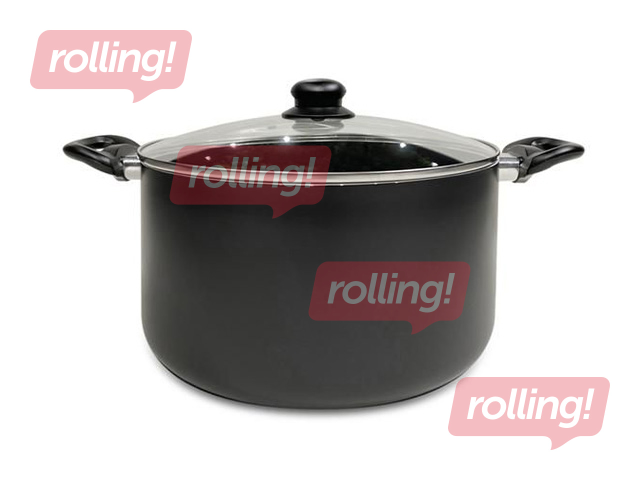 Katls Kitchisimo, Nero, ar vāku, melns, Ø28x15cm, 8,5l