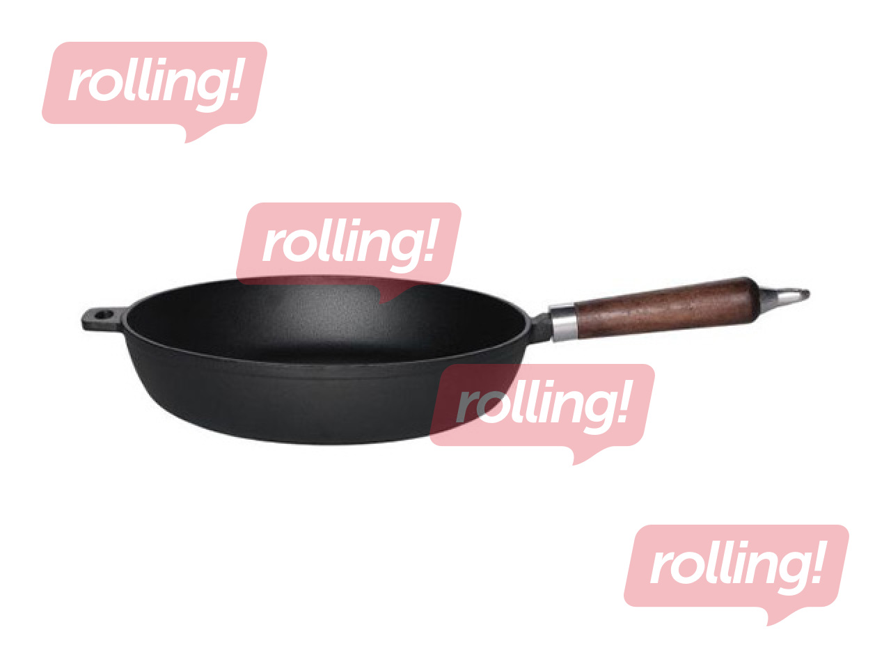 Panna Maku, čuguna ar koka rokturi, Ø28cm