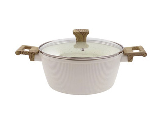 Saucepan Kitchisimo Bianco with lid, Ø20×9cm, 2.5l