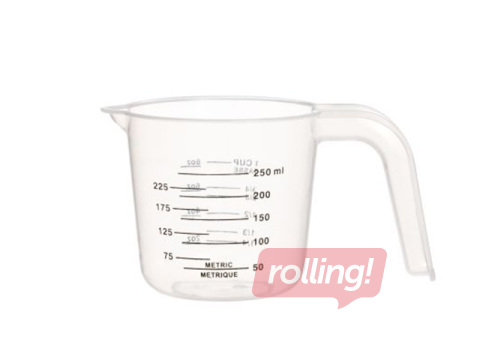 Measuring cup, plastic, 250ml