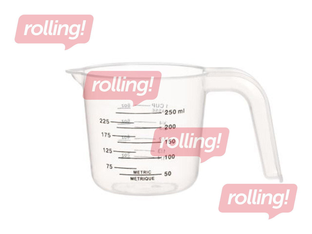 Measuring cup, plastic, 250ml