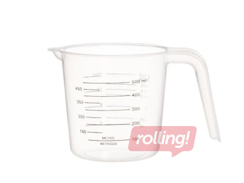 Мерный стакан, пластик, 500мл