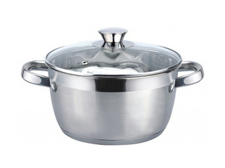 Pot Tesorri, Perle, with lid, stainless steel, 2.5l