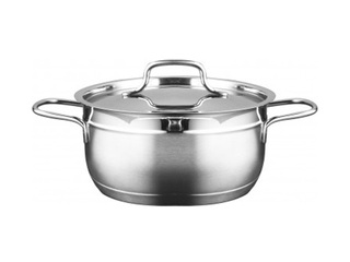 Кастрюля Tesorri, Grazia, с крышкой, нержавеющая сталь, 5.4л