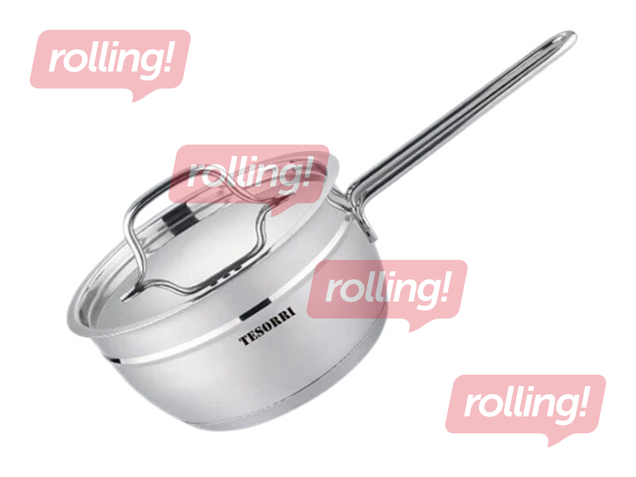 Pott Tesorri, Grazia, kaanega, roostevaba teras, 1.8l