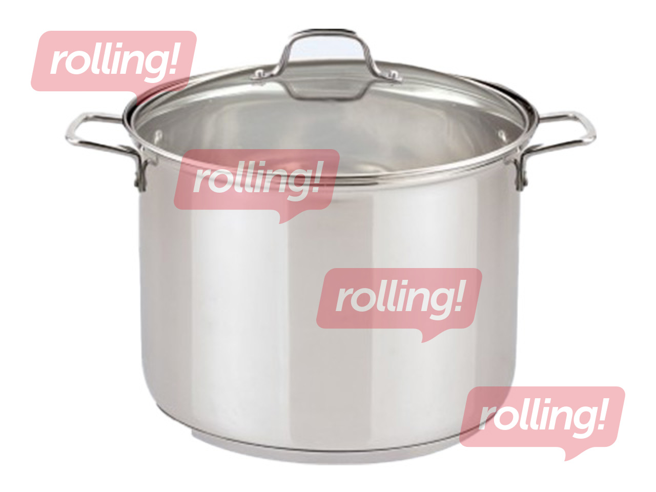 Pot Tesorri, Bio Cook, with lid, stainless steel, 15l