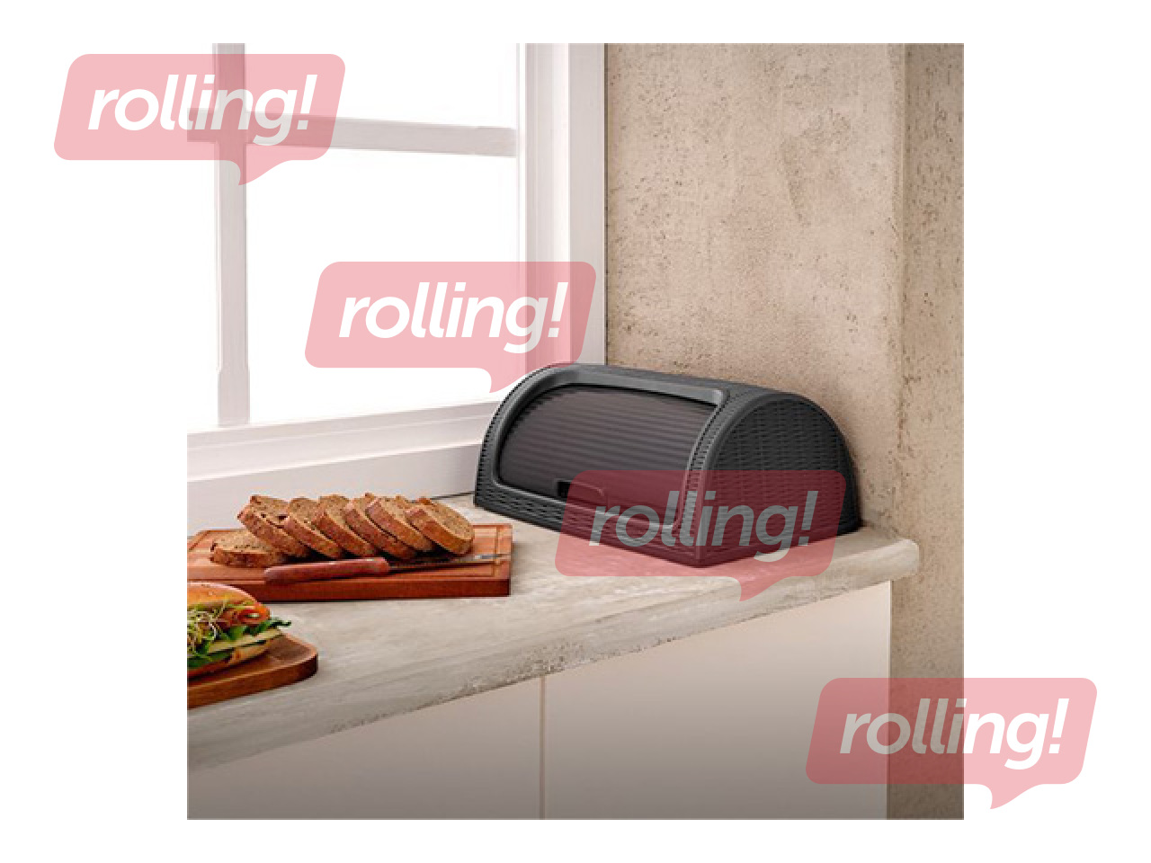 Maizes kaste Dunyaplastik, plastmasas, pelēka